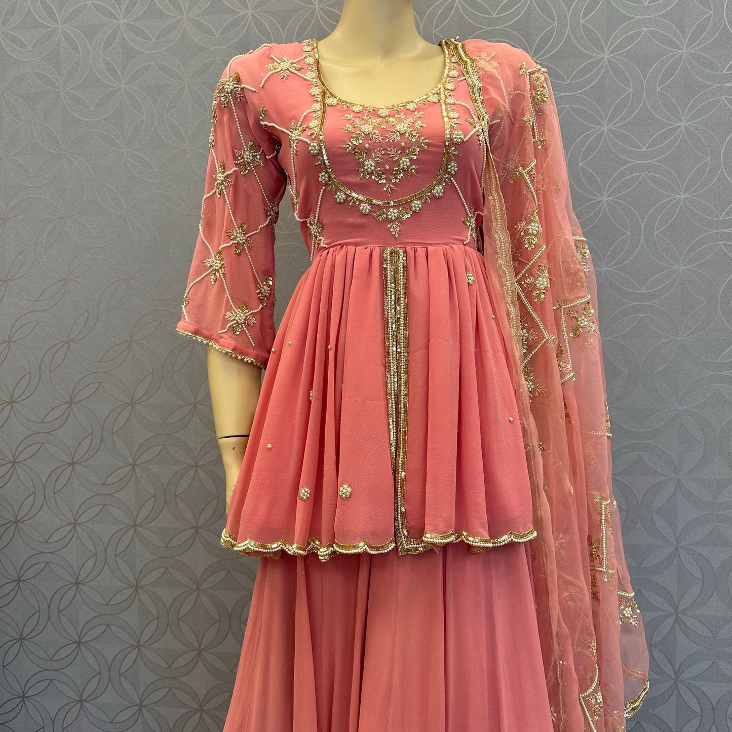 Peplum Lengha