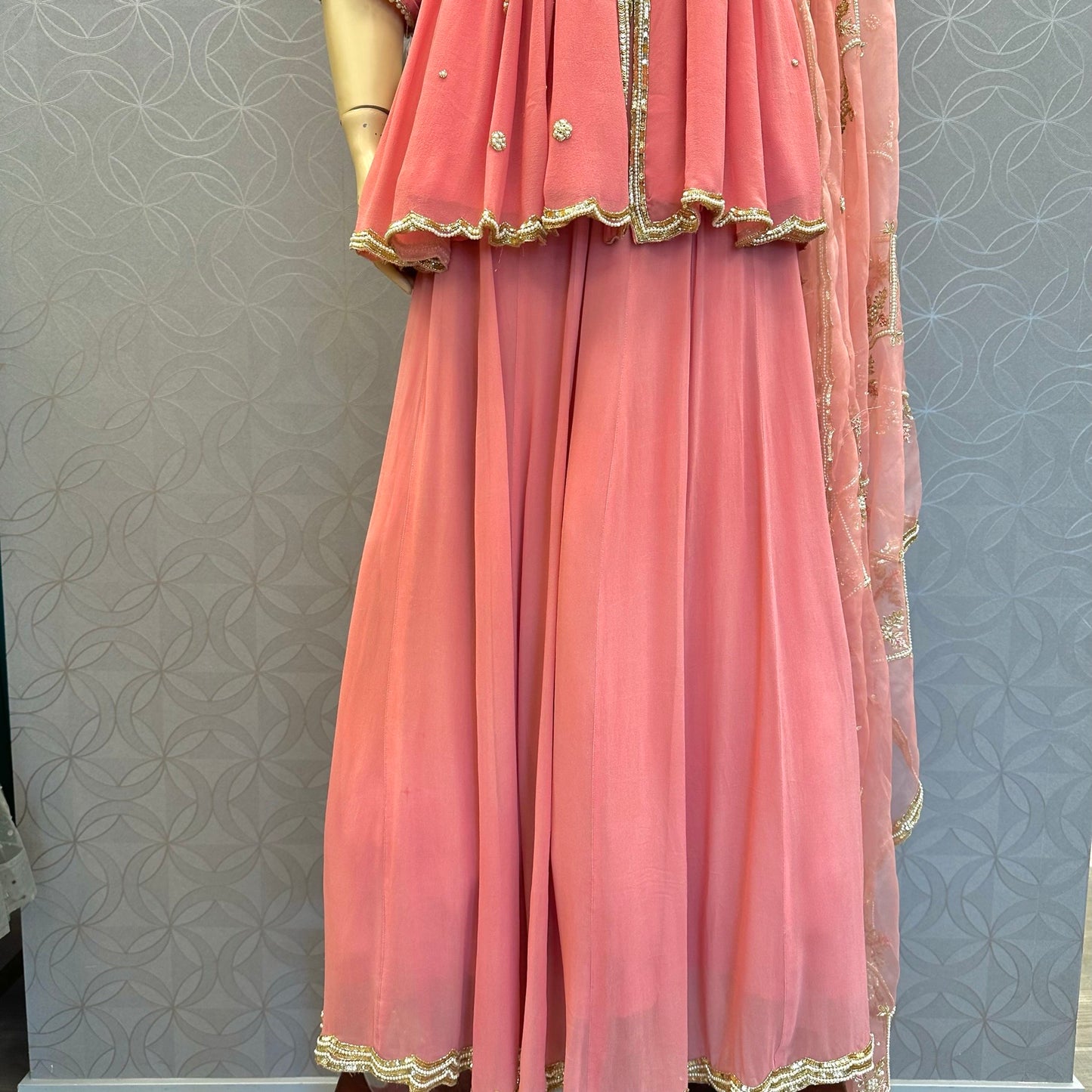 Peplum Lengha