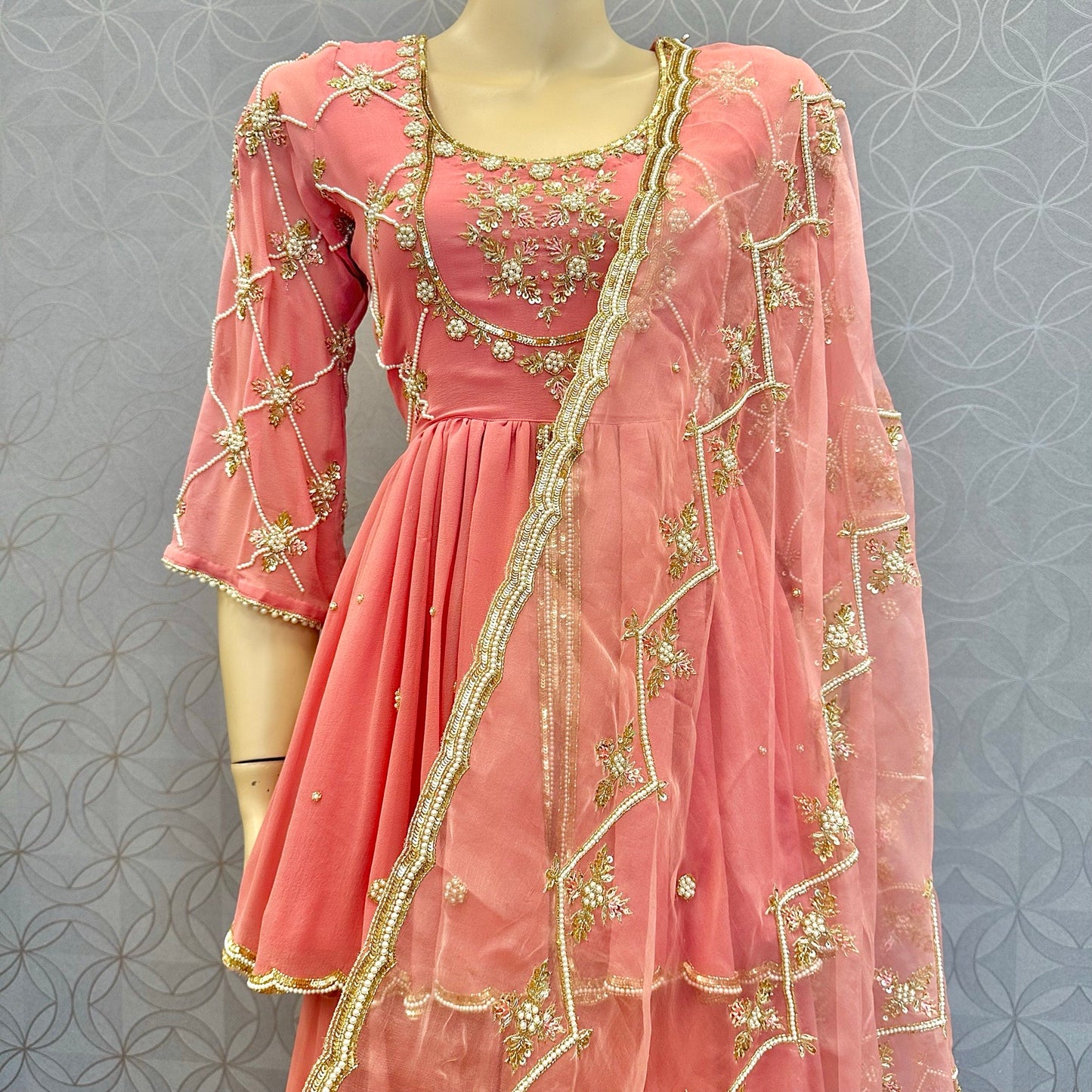 Peplum Lengha